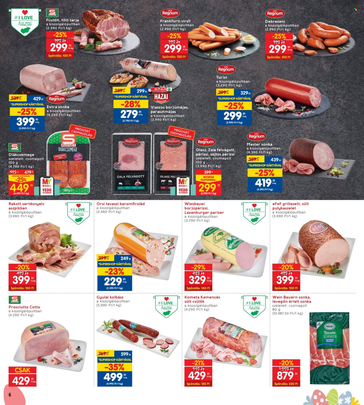 INTERSPAR akciós újságok - 2024.03.21 - 2024.03.30. Oldal 6