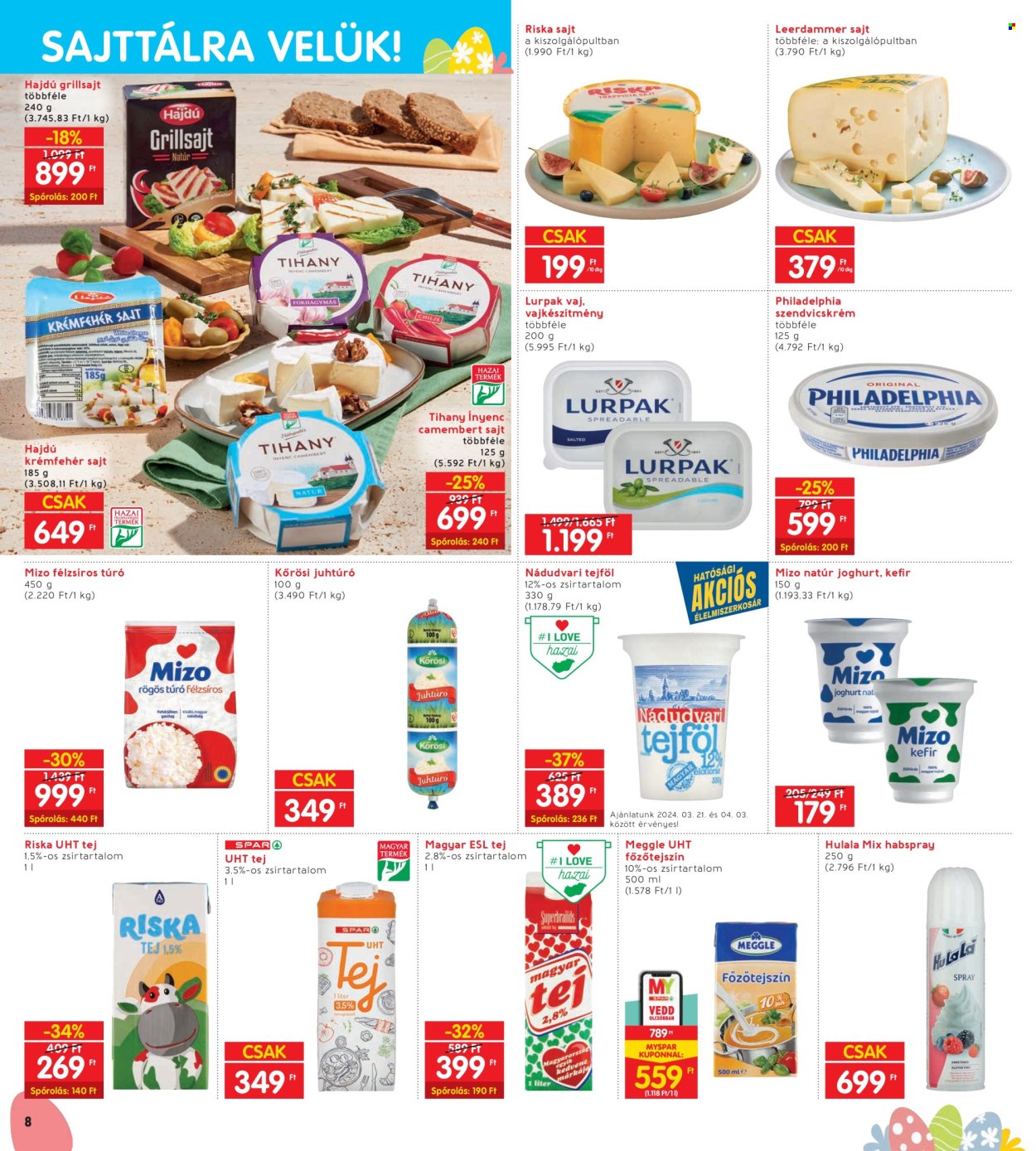 INTERSPAR akciós újságok - 2024.03.21 - 2024.03.30. Oldal 8
