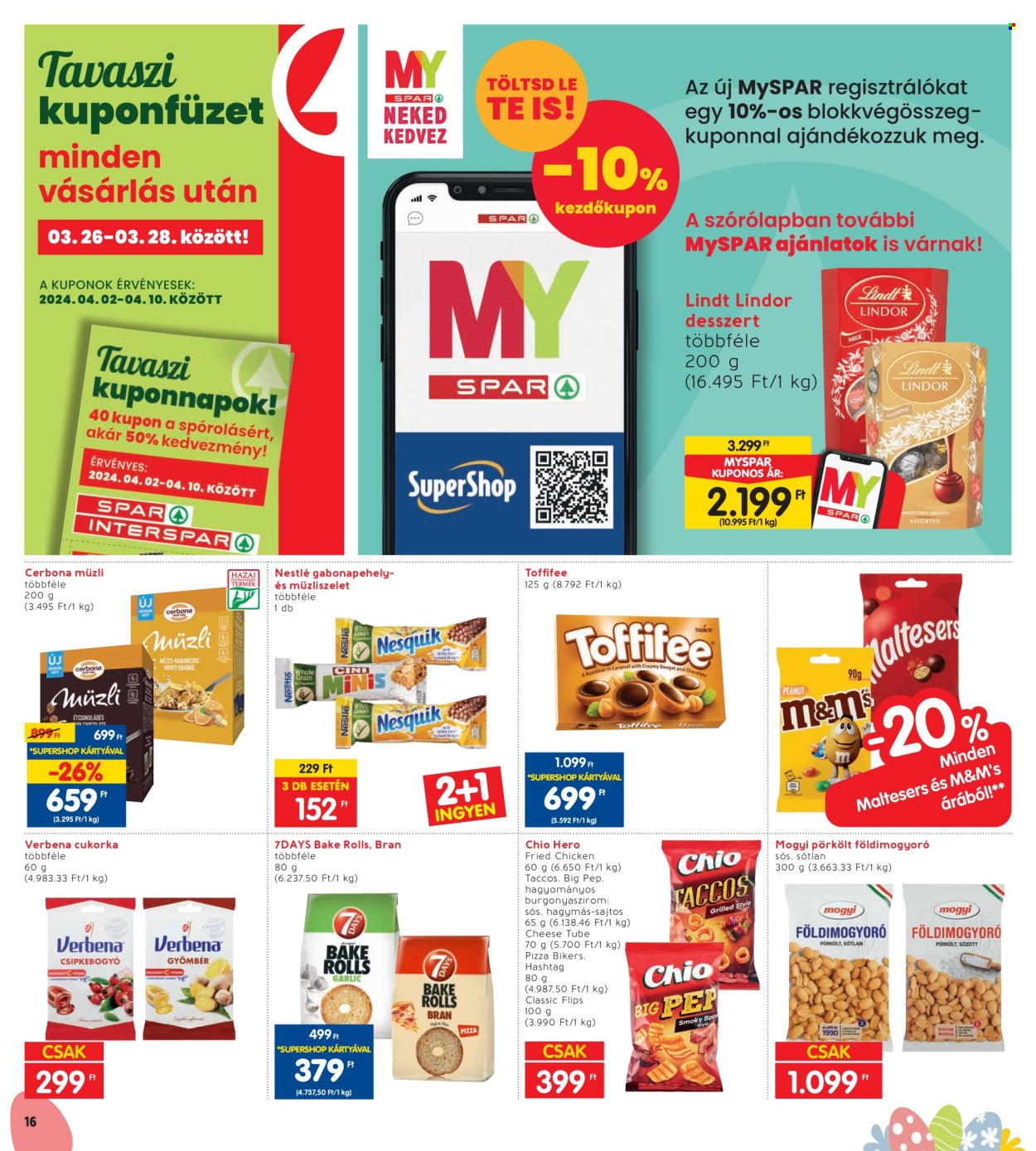 INTERSPAR akciós újságok - 2024.03.21 - 2024.03.30. Oldal 16