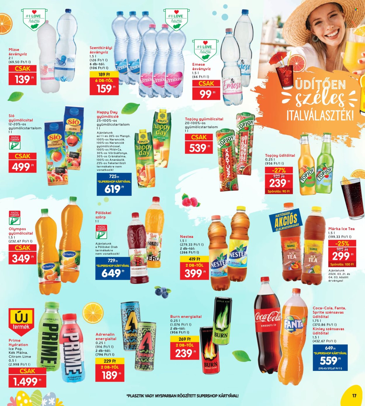INTERSPAR akciós újságok - 2024.03.21 - 2024.03.30. Oldal 17