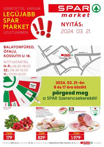 Újság SPAR market - 2024.03.21 - 2024.03.30.