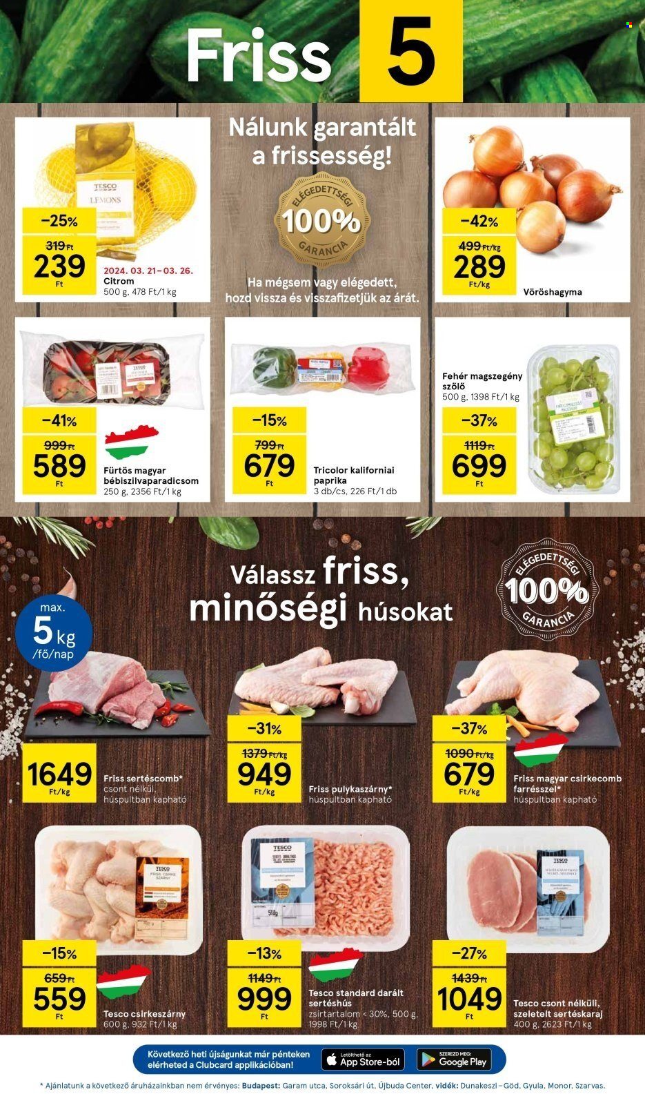 TESCO akciós újságok - 2024.03.21 - 2024.03.27. Oldal 3