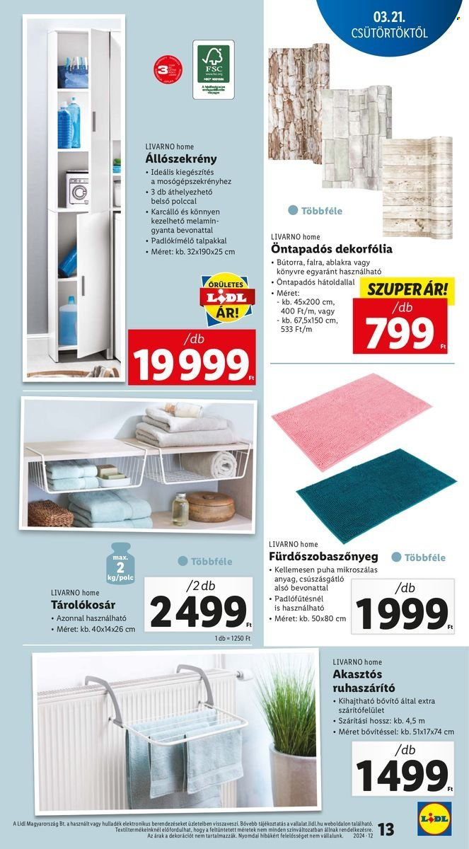 Lidl akciós újságok - 2024.03.21 - 2024.03.27. Oldal 13
