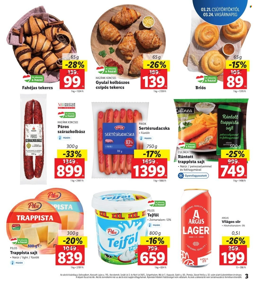 Lidl akciós újságok - 2024.03.21 - 2024.03.24. Oldal 3