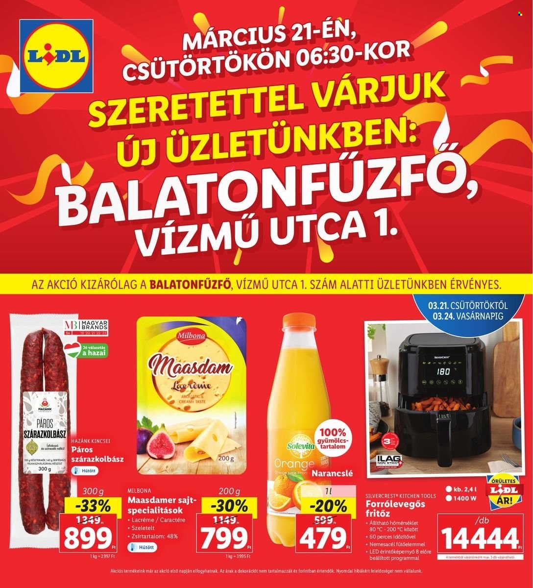 Lidl akciós újságok - 2024.03.21 - 2024.03.24. Oldal 1