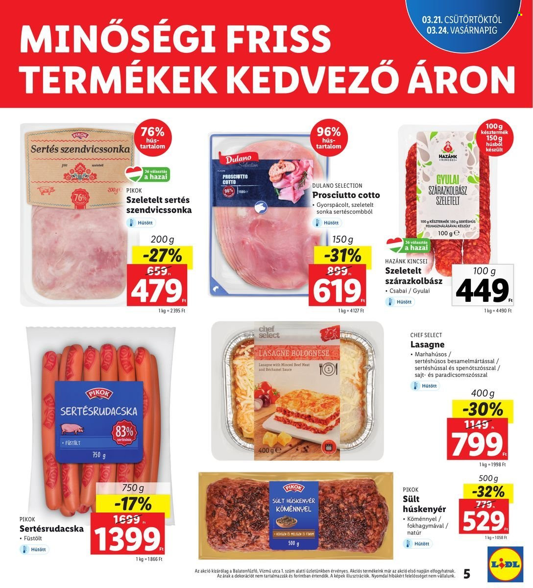 Lidl akciós újságok - 2024.03.21 - 2024.03.24. Oldal 5