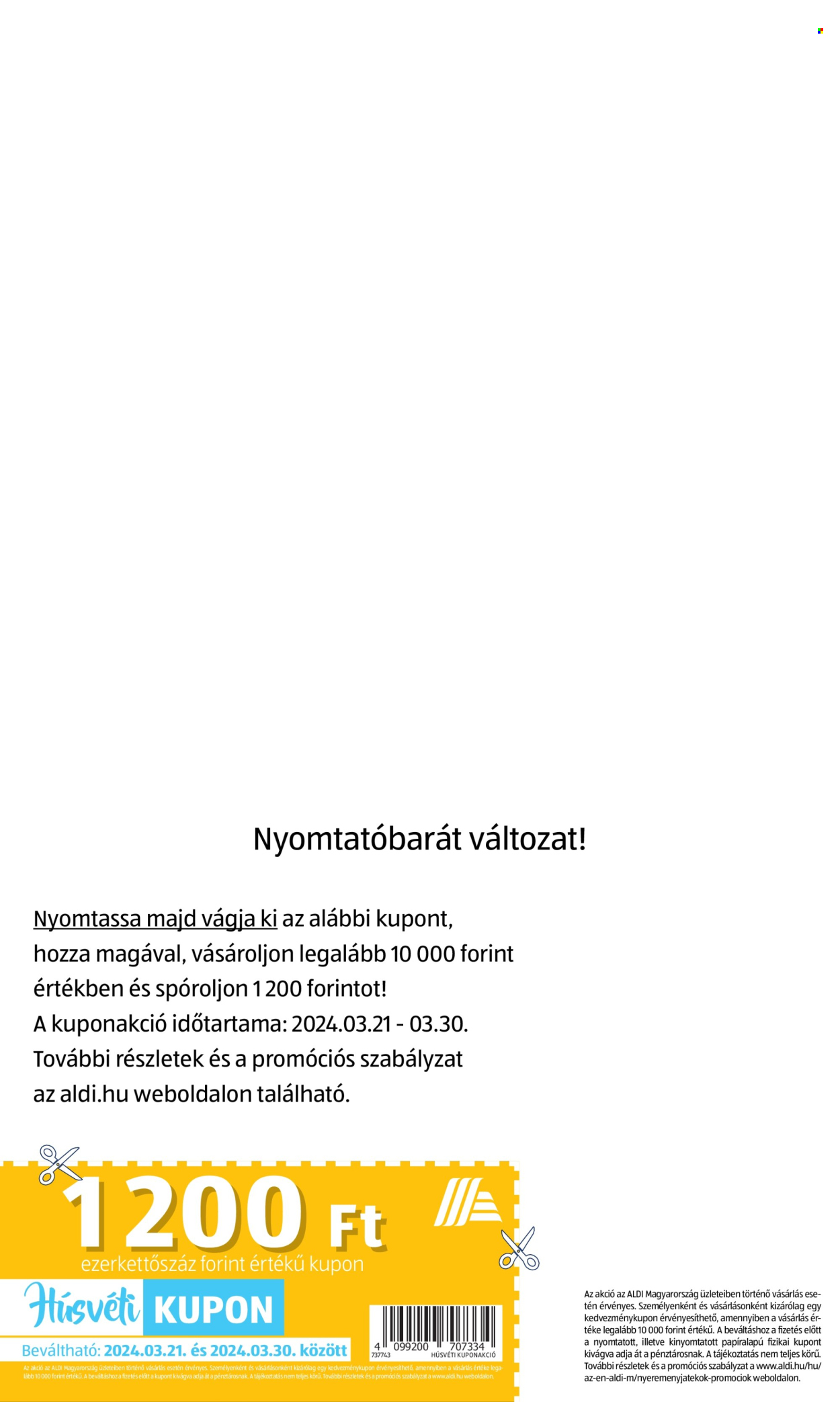 Aldi akciós újságok - 2024.03.21 - 2024.03.30. Oldal 56
