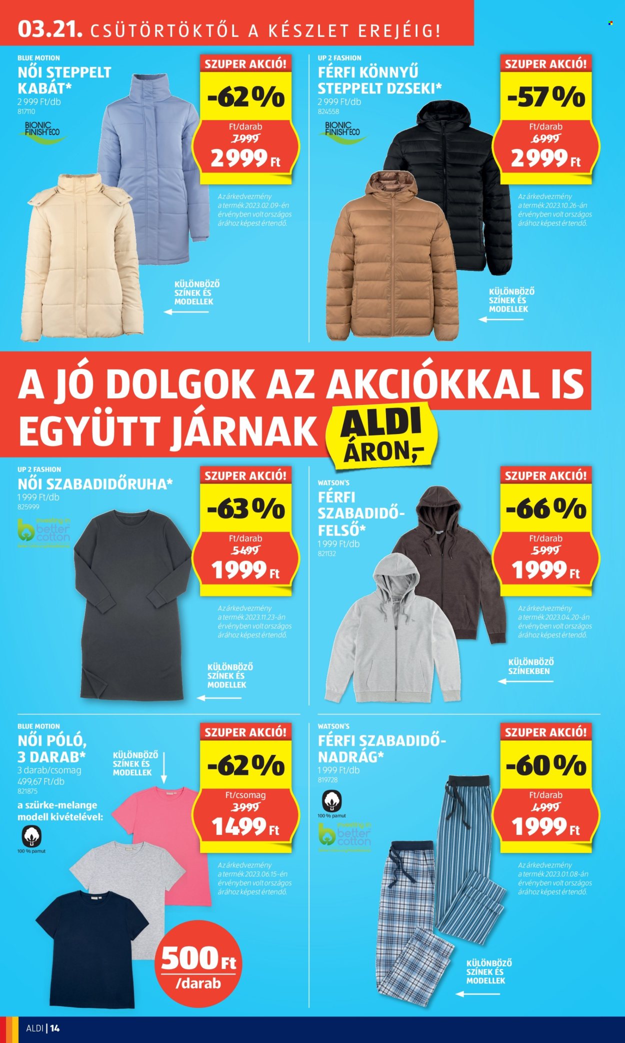 Aldi akciós újságok. Oldal 14