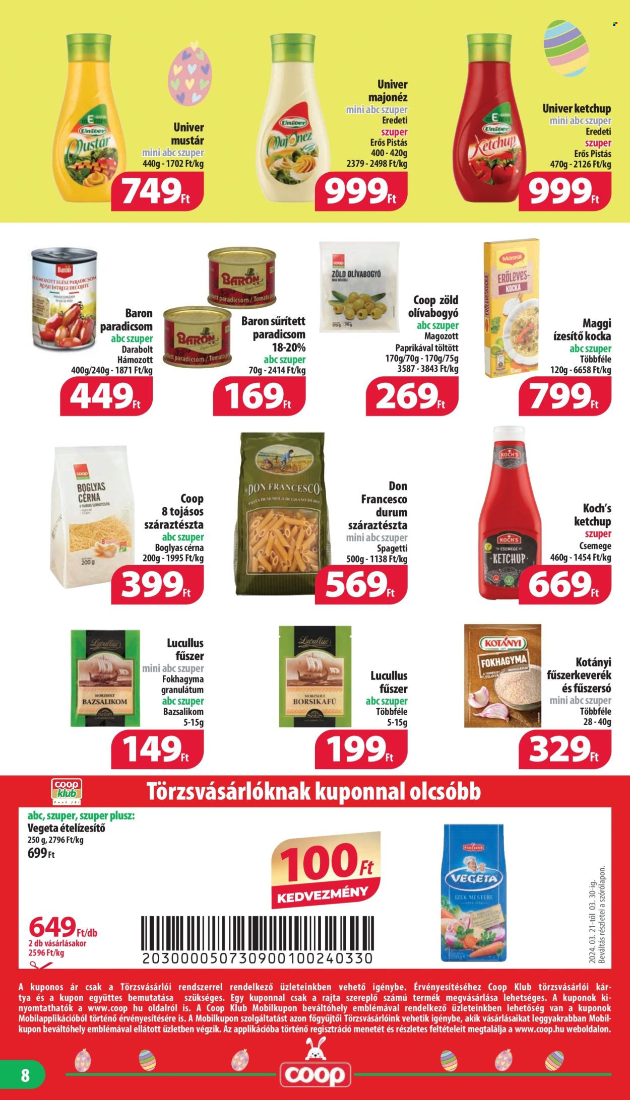 Coop akciós újságok - 2024.03.21 - 2024.03.27. Oldal 8