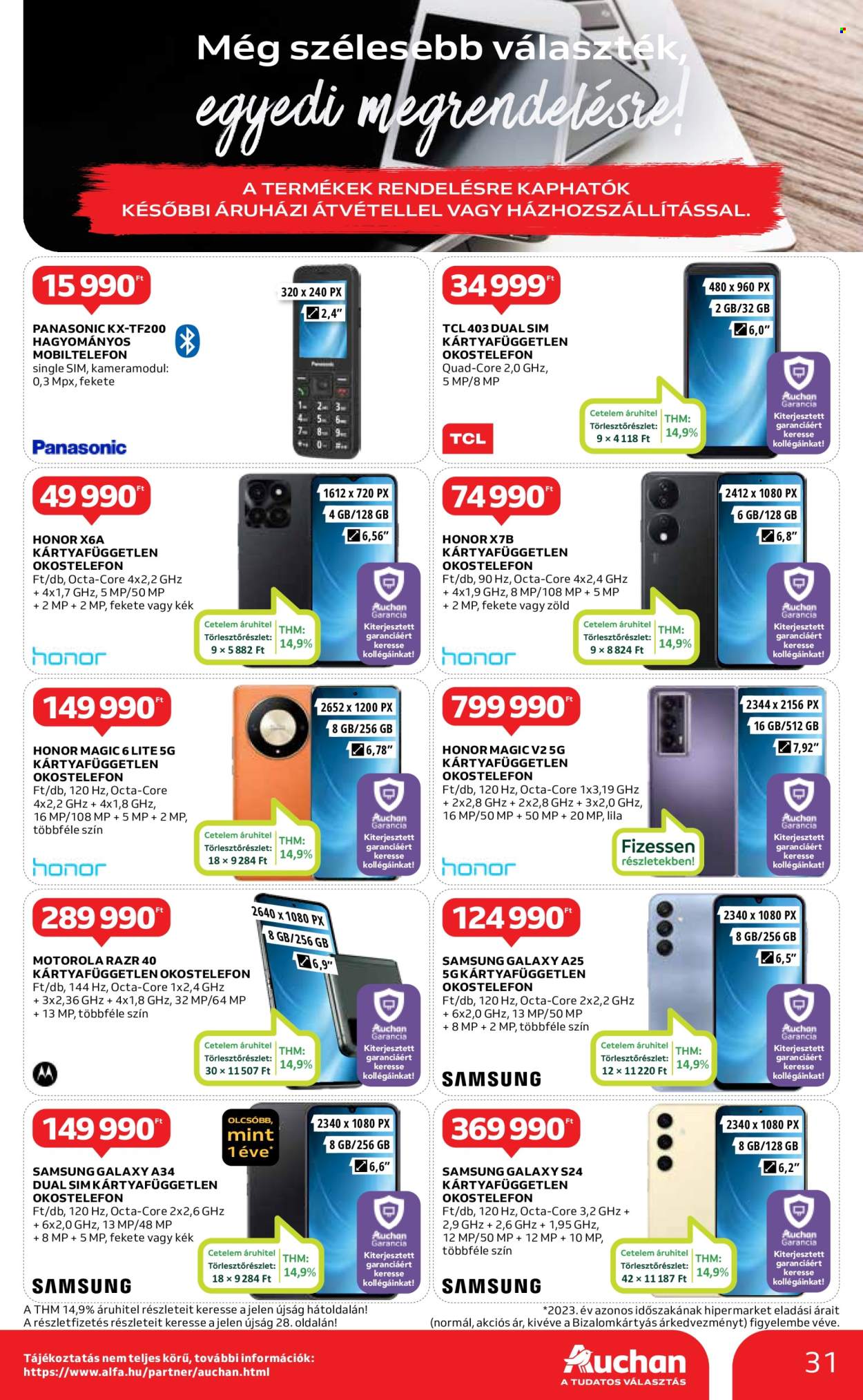 Auchan akciós újságok - 2024.03.21 - 2024.03.27. Oldal 31