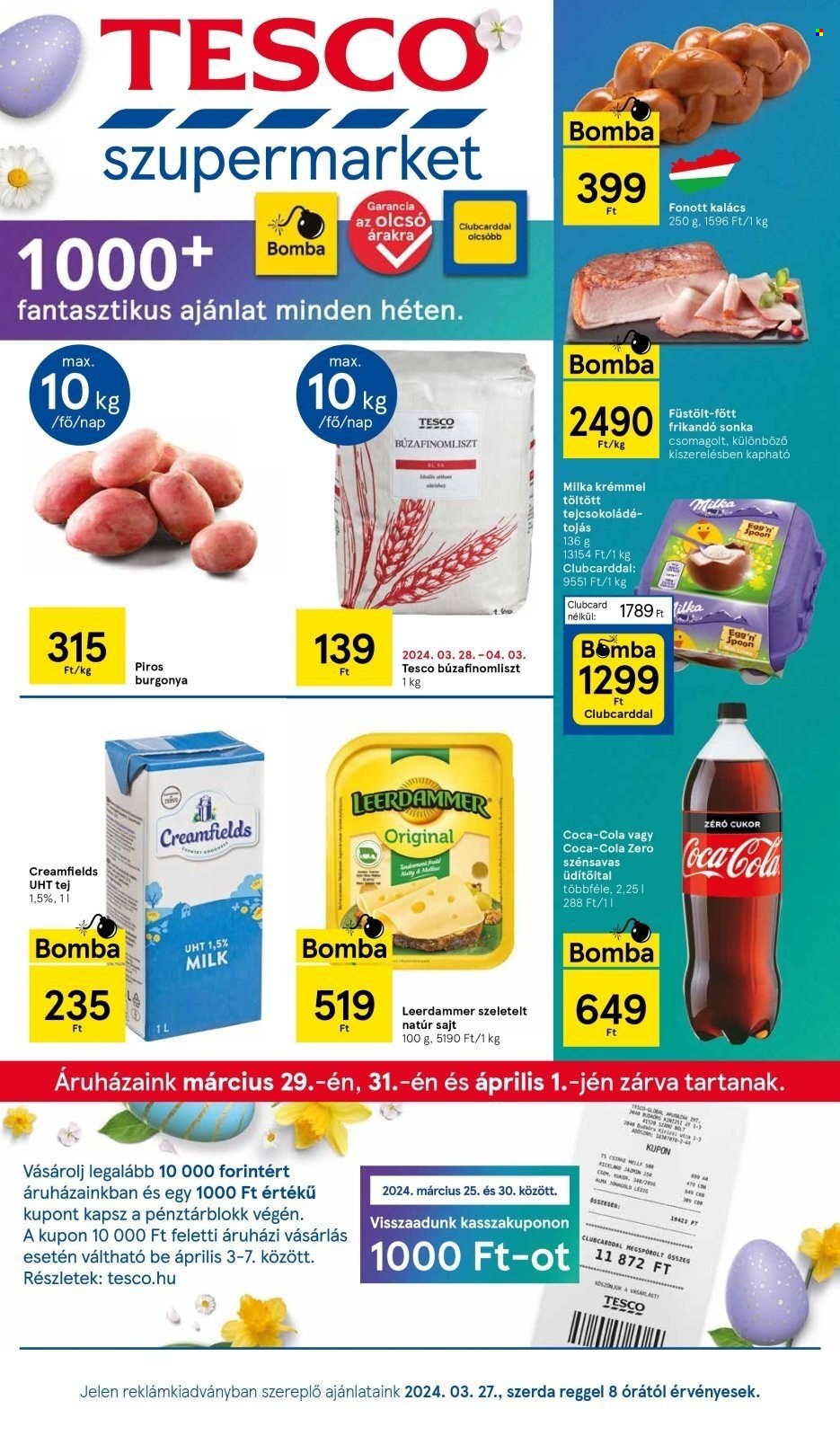 TESCO akciós újságok - 2024.03.27 - 2024.04.01. Oldal 1