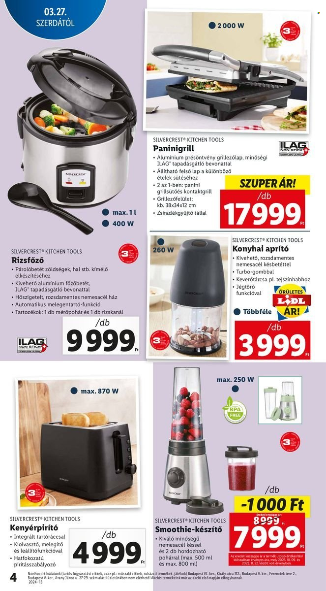 Lidl akciós újságok. Oldal 4
