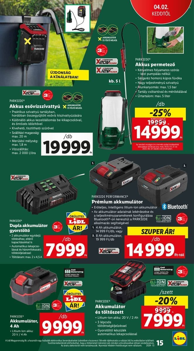 Lidl akciós újságok. Oldal 15