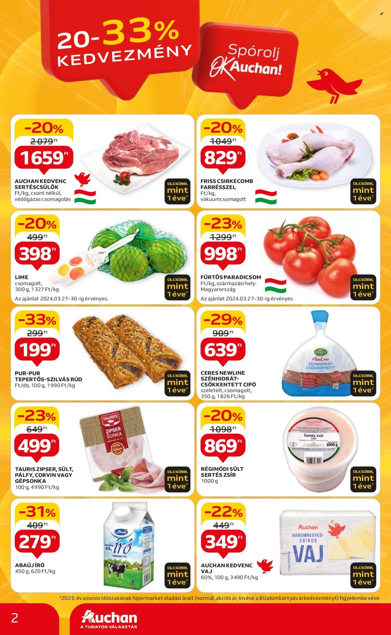 Auchan akciós újságok - 2024.03.27 - 2024.04.03. Oldal 2