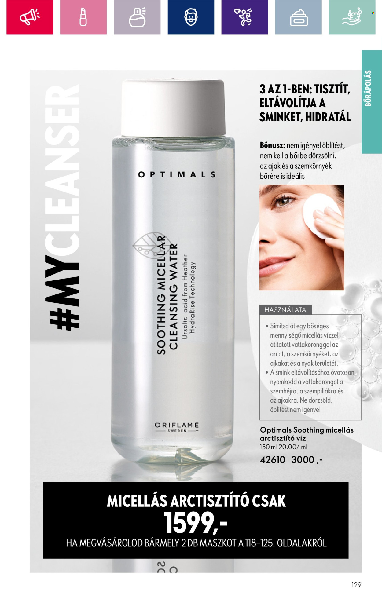 Oriflame akciós újságok - 2024.03.26 - 2024.04.15. Oldal 129