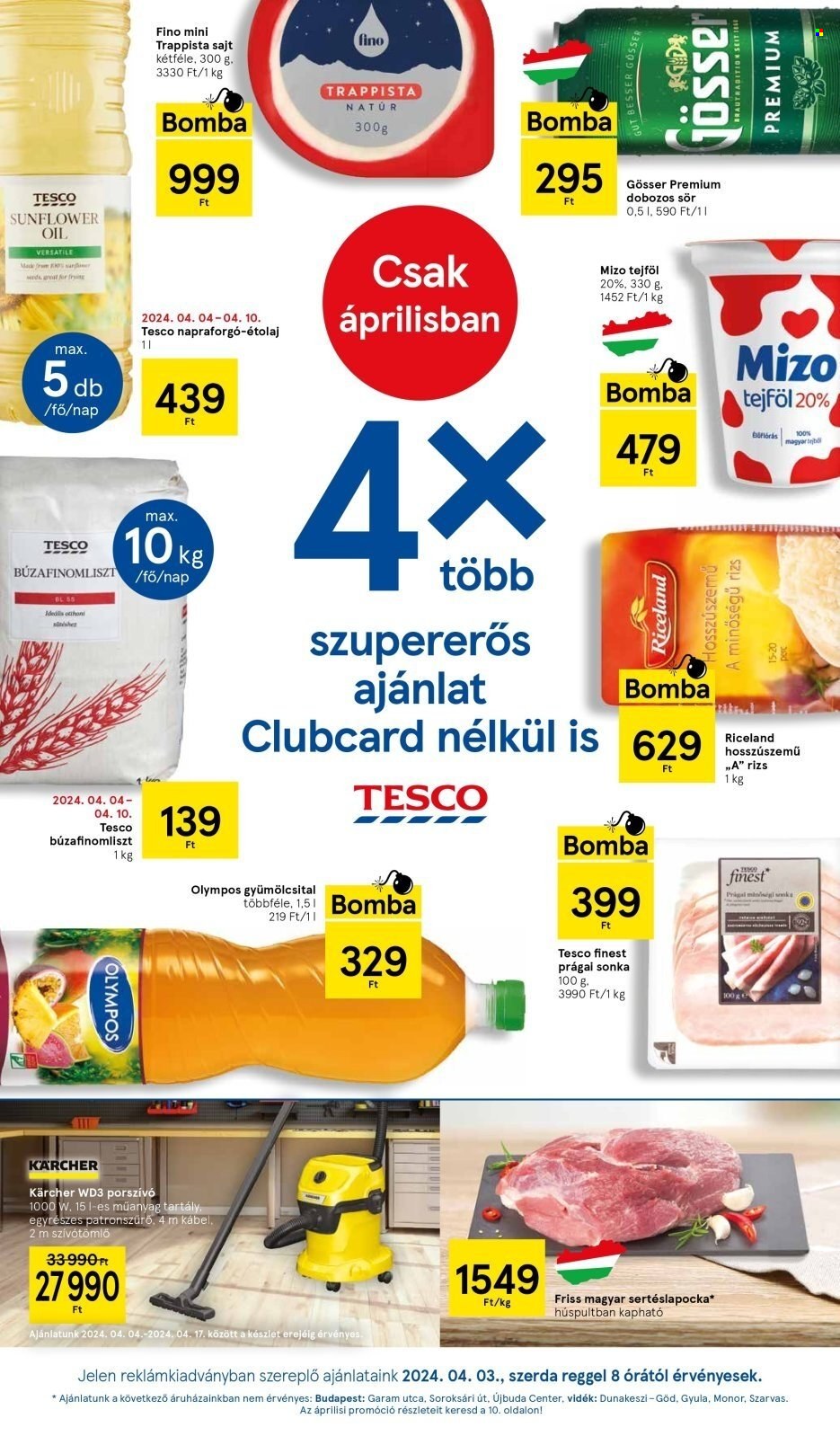 TESCO akciós újságok - 2024.04.03 - 2024.04.10. Oldal 1