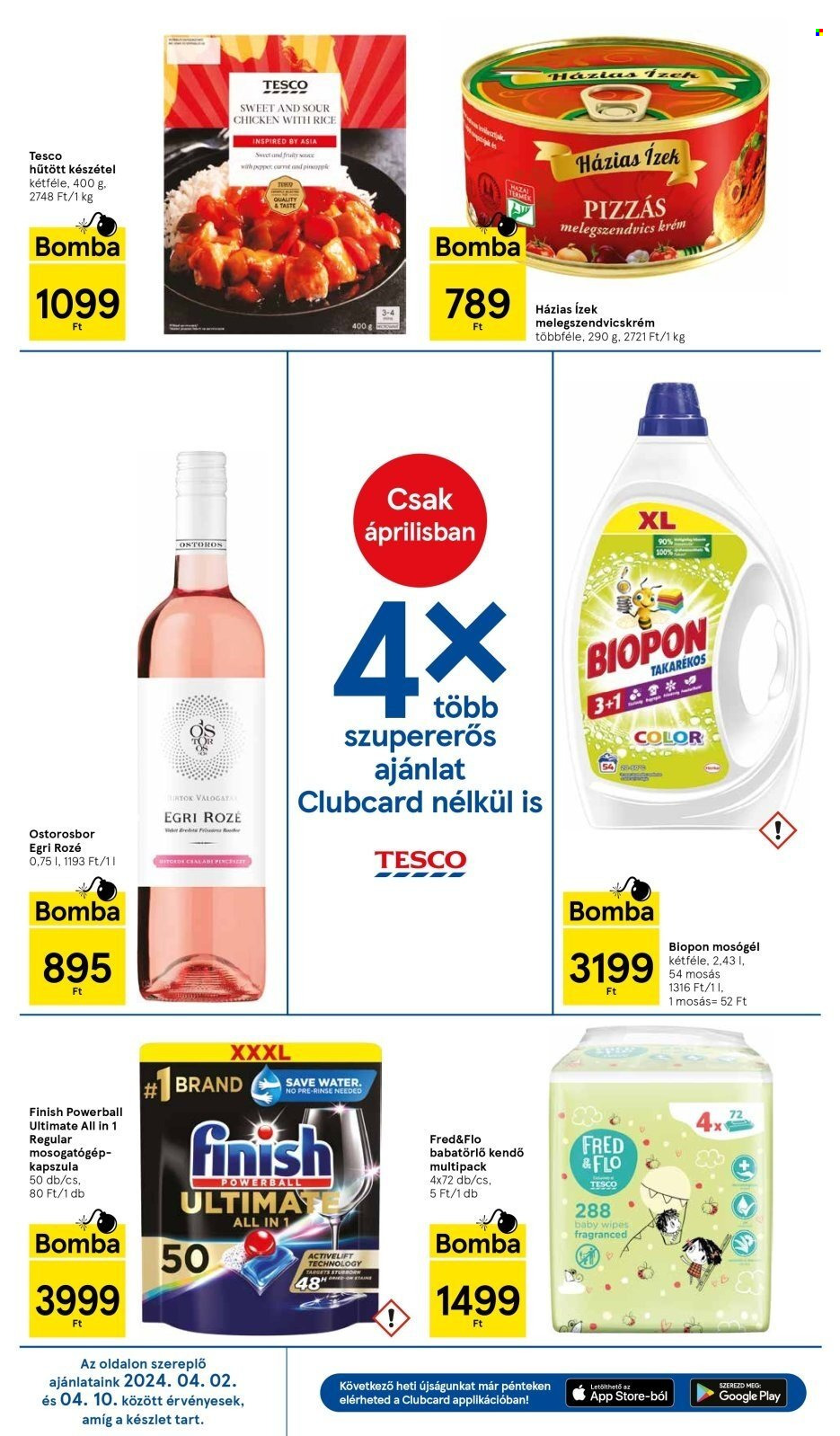 TESCO akciós újságok - 2024.04.03 - 2024.04.10. Oldal 2