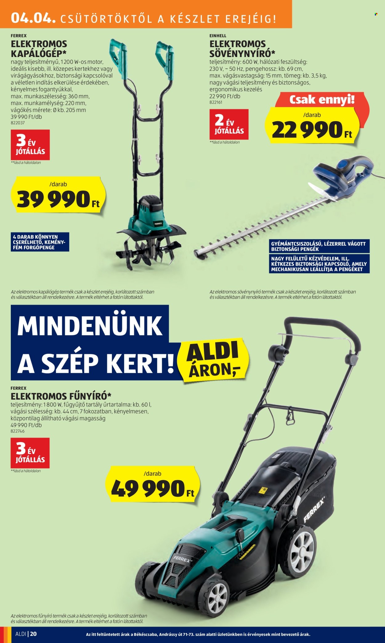 Aldi akciós újságok - 2024.04.04 - 2024.04.10. Oldal 22