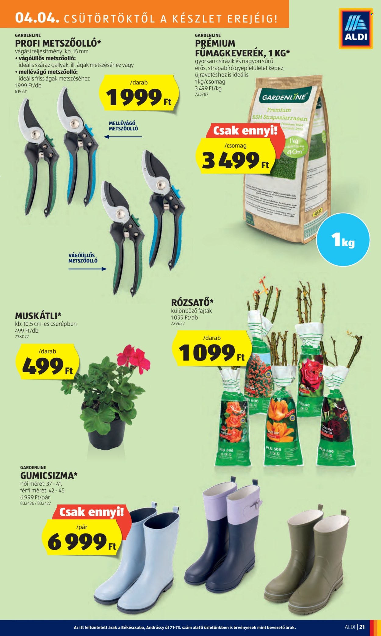 Aldi akciós újságok - 2024.04.04 - 2024.04.10. Oldal 23
