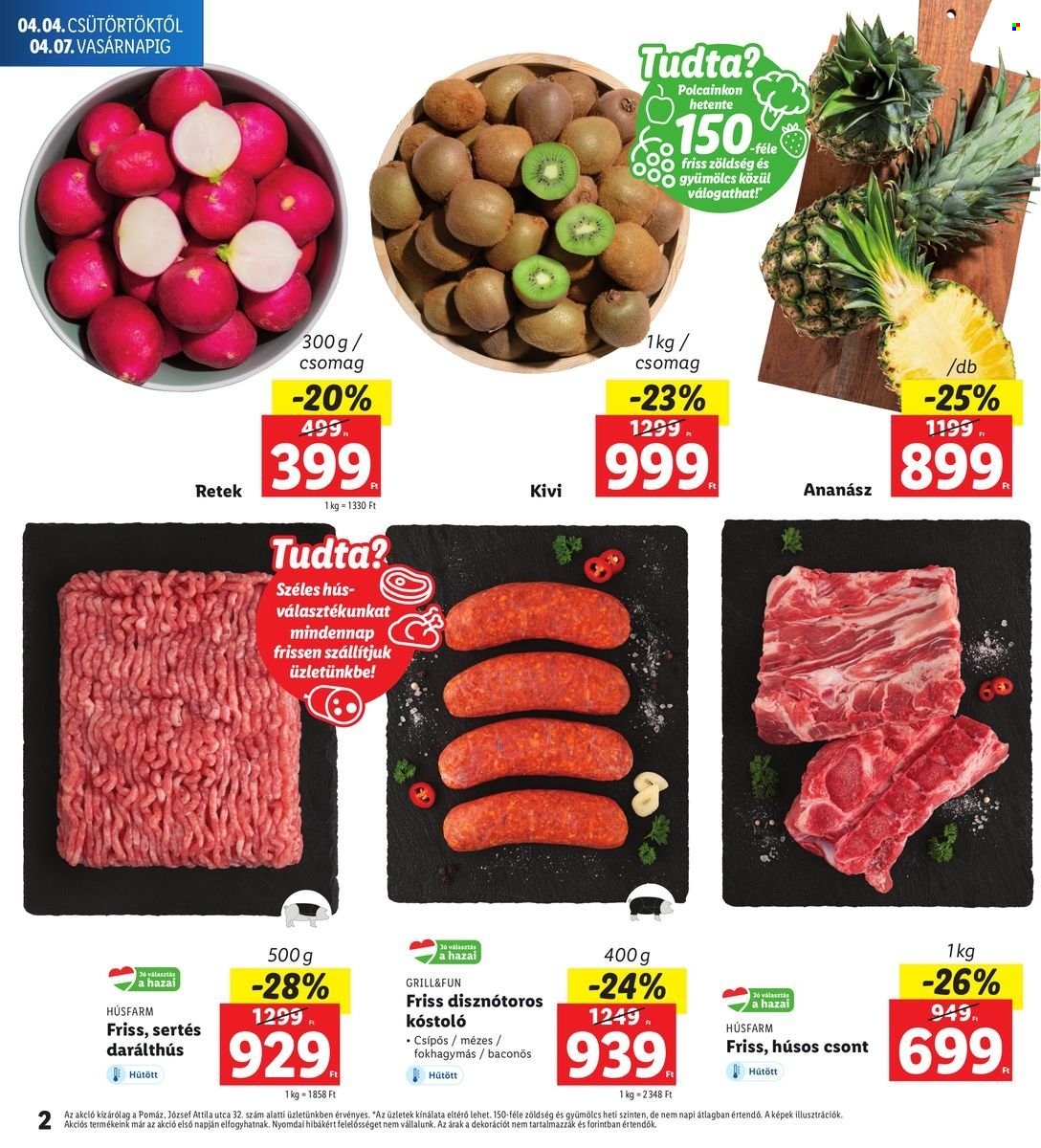 Lidl akciós újságok - 2024.04.04 - 2024.04.07. Oldal 2