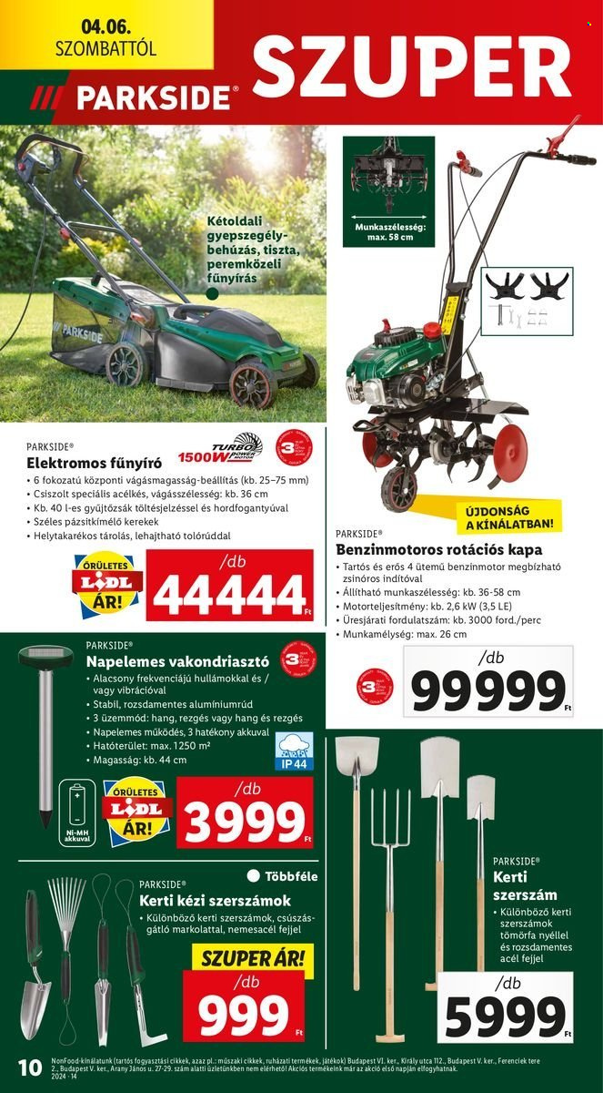 Lidl akciós újságok. Oldal 10