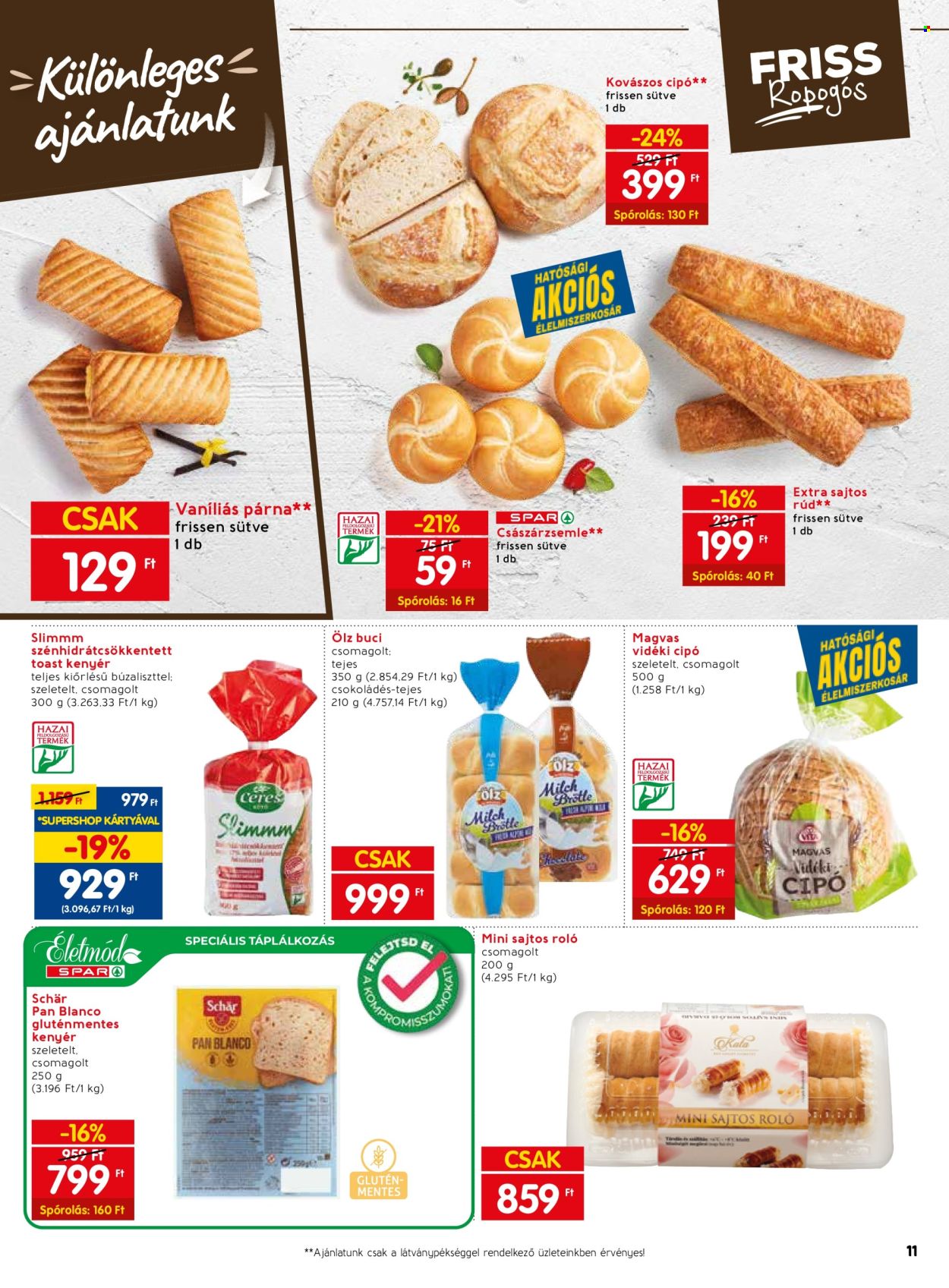 SPAR akciós újságok - 2024.04.04 - 2024.04.10. Oldal 11
