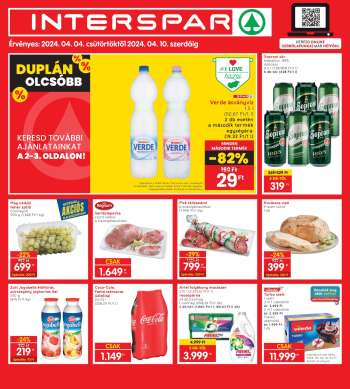 Újság INTERSPAR - 2024.04.04 - 2024.04.10.