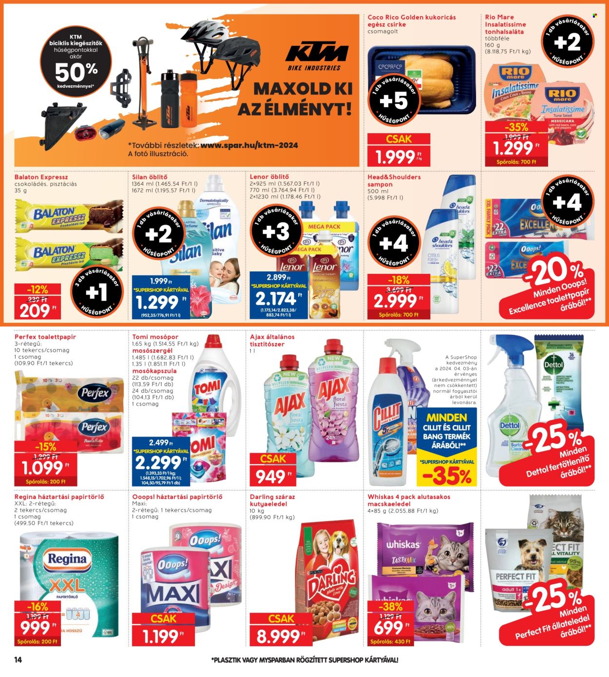 INTERSPAR akciós újságok - 2024.04.04 - 2024.04.10. Oldal 14