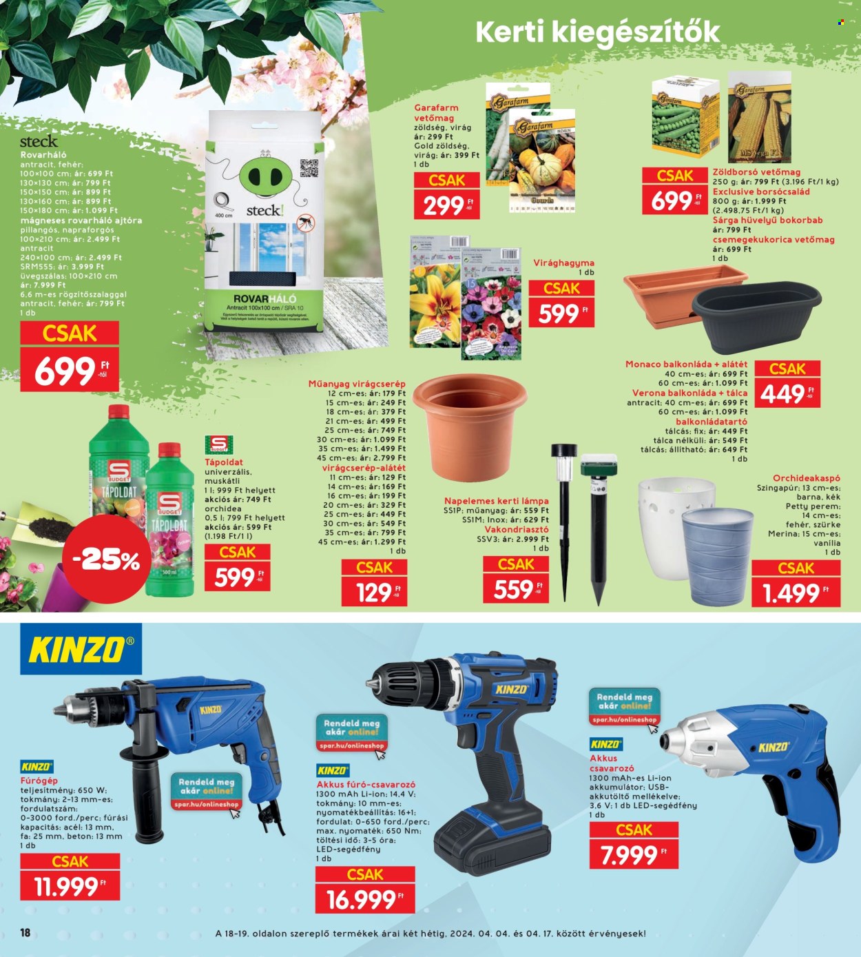 INTERSPAR akciós újságok - 2024.04.04 - 2024.04.10. Oldal 18
