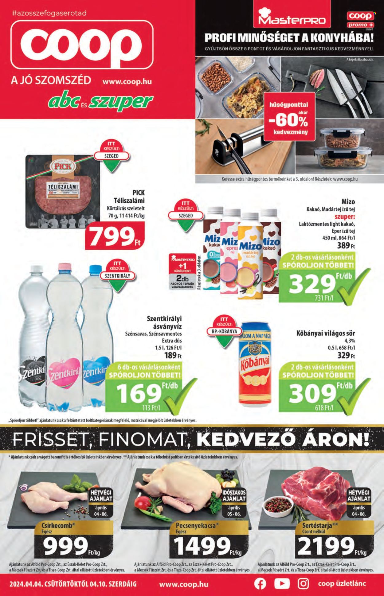 Coop akciós újságok - 2024.04.04 - 2024.04.10. Oldal 1