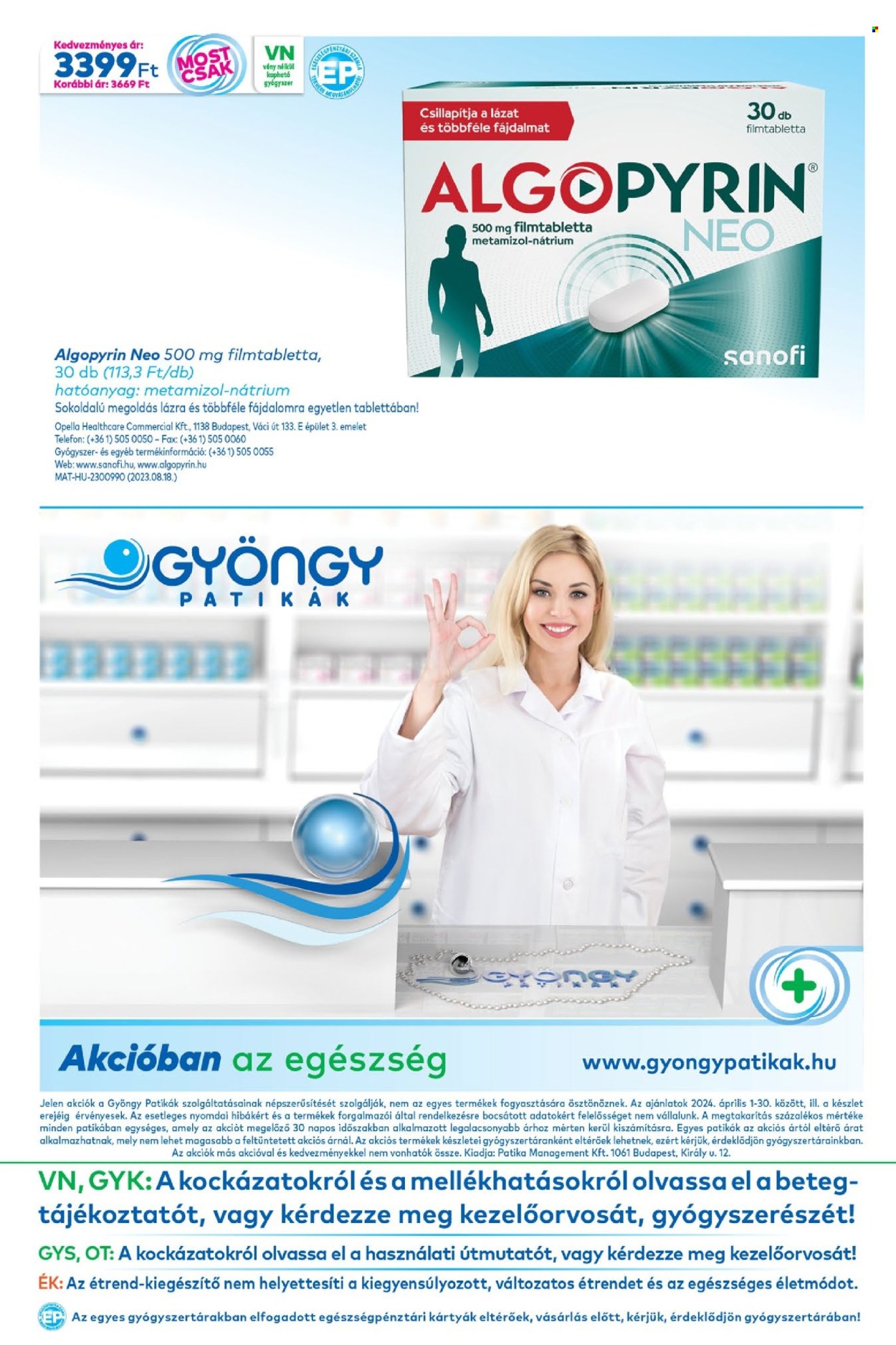 Gyöngy Patikák akciós újságok - 2024.04.01 - 2024.04.30. Oldal 20