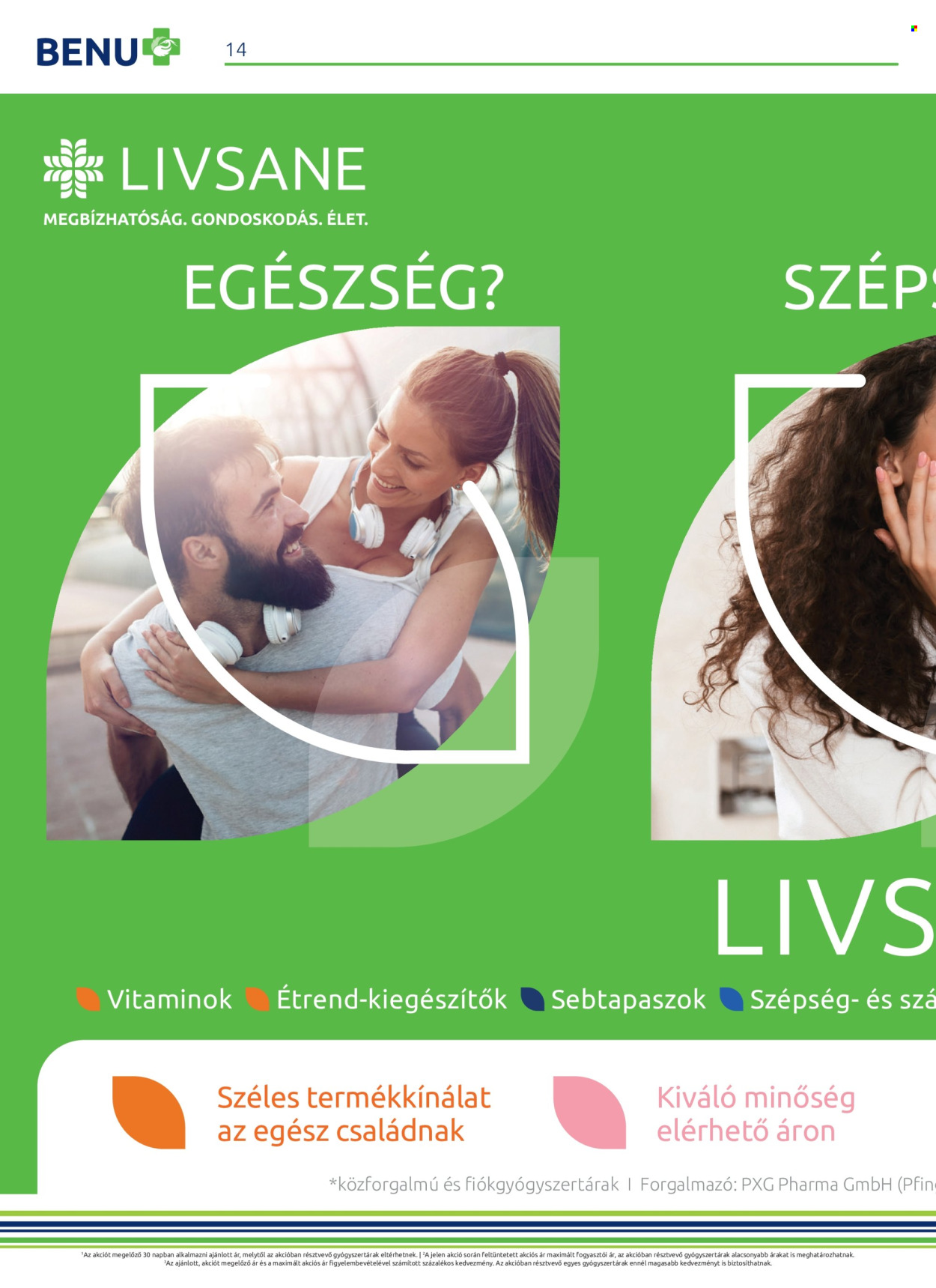 BENU Gyógyszertár akciós újságok - 2024.04.01 - 2024.04.30. Oldal 14