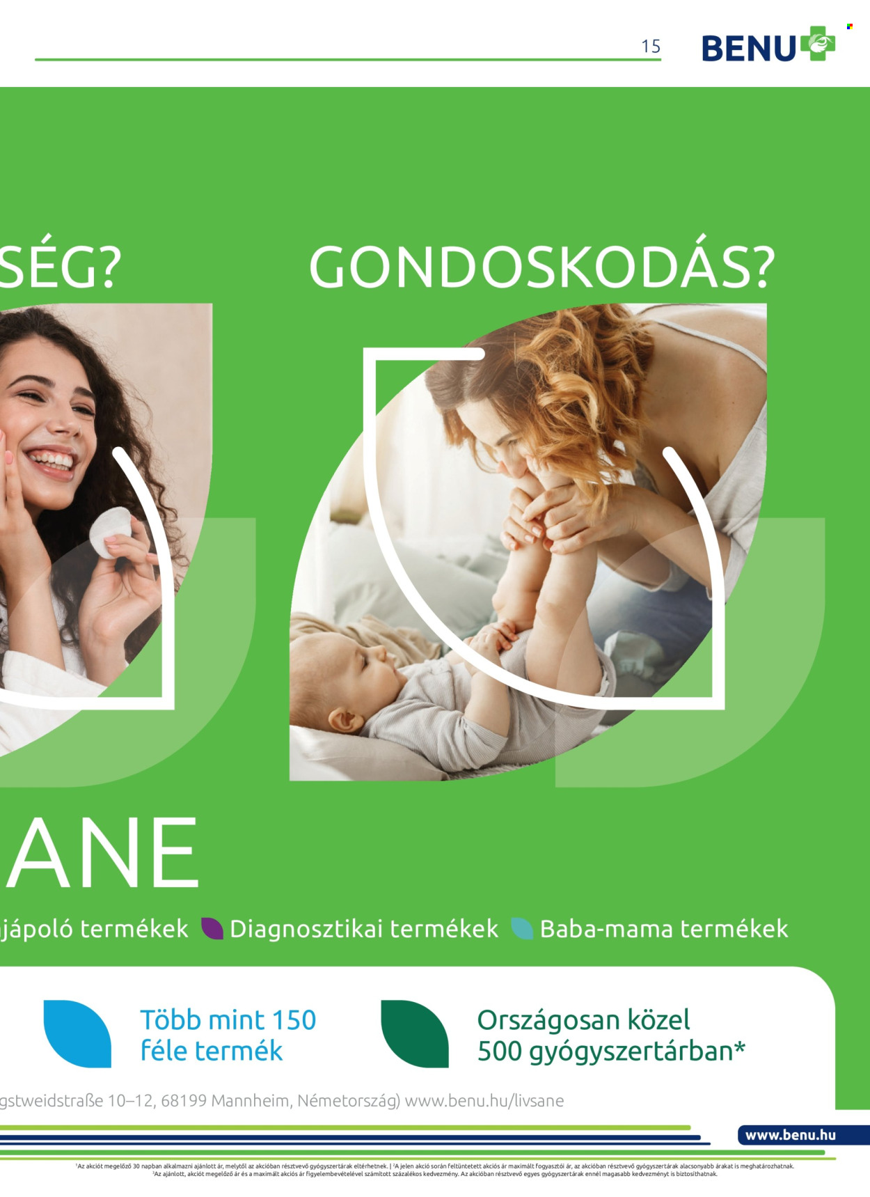 BENU Gyógyszertár akciós újságok - 2024.04.01 - 2024.04.30. Oldal 15
