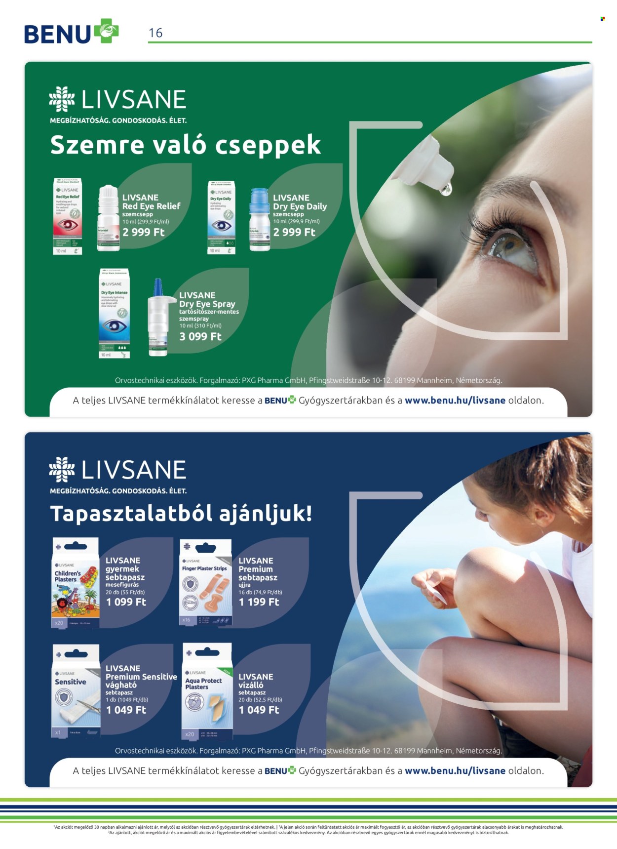 BENU Gyógyszertár akciós újságok - 2024.04.01 - 2024.04.30. Oldal 16