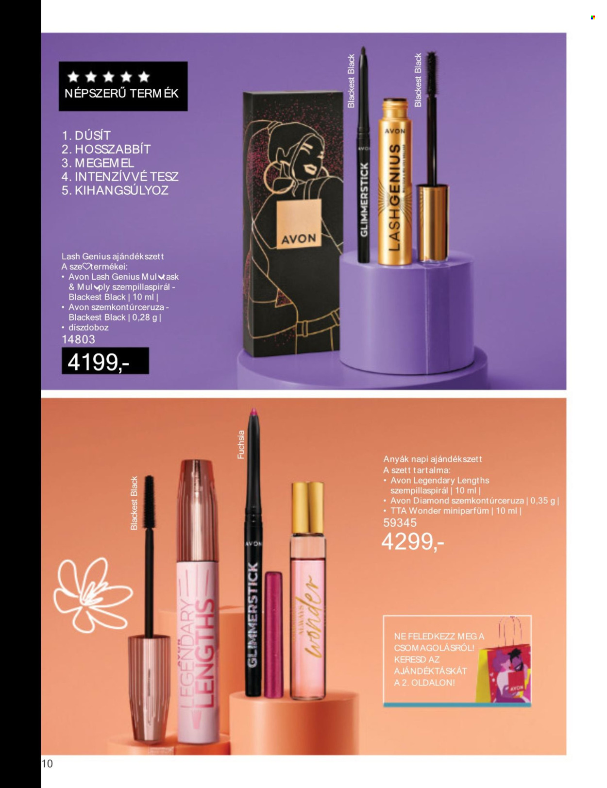Avon akciós újságok - 2024.04.01 - 2024.04.30. Oldal 10