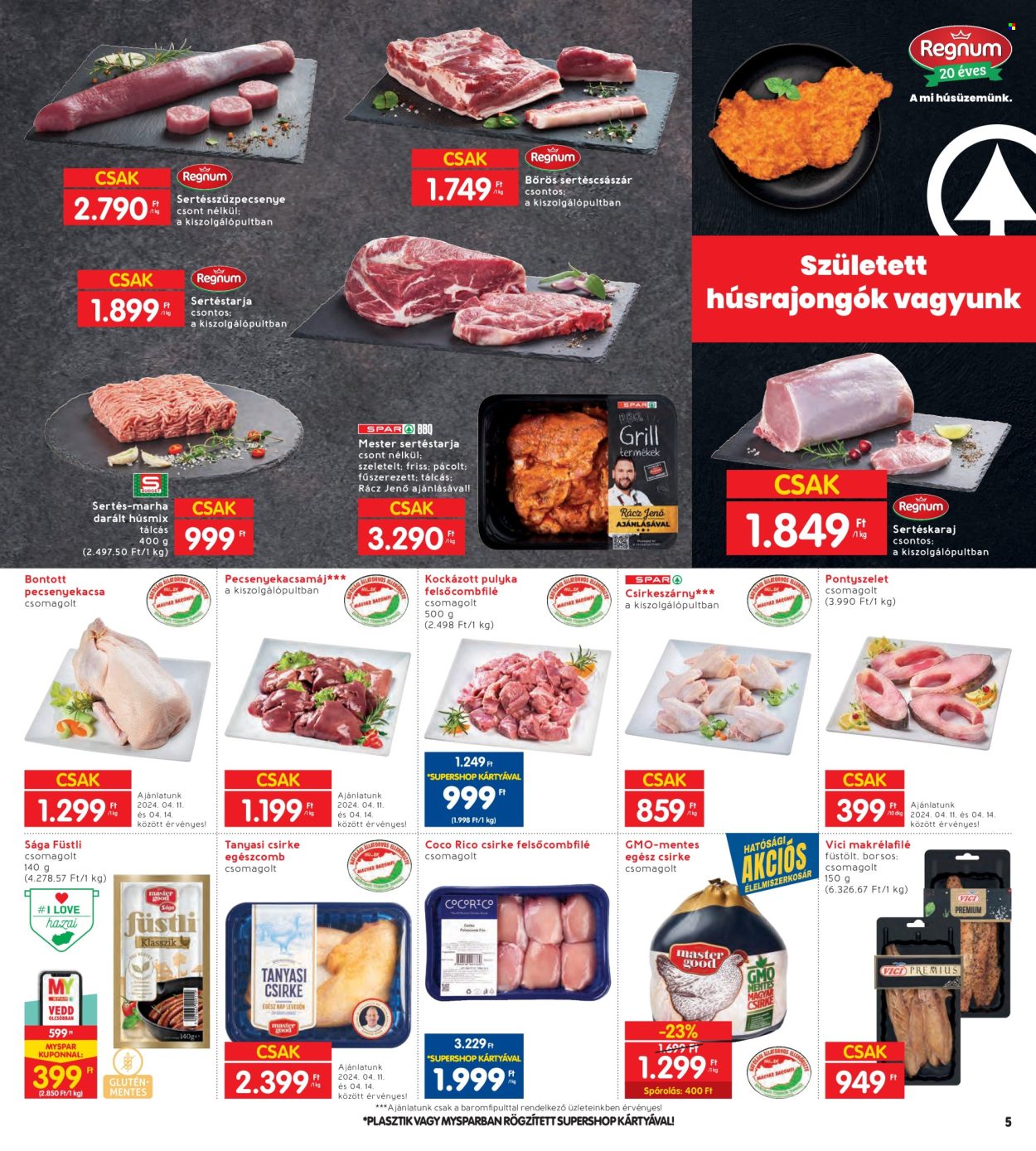 INTERSPAR akciós újságok - 2024.04.11 - 2024.04.17. Oldal 5