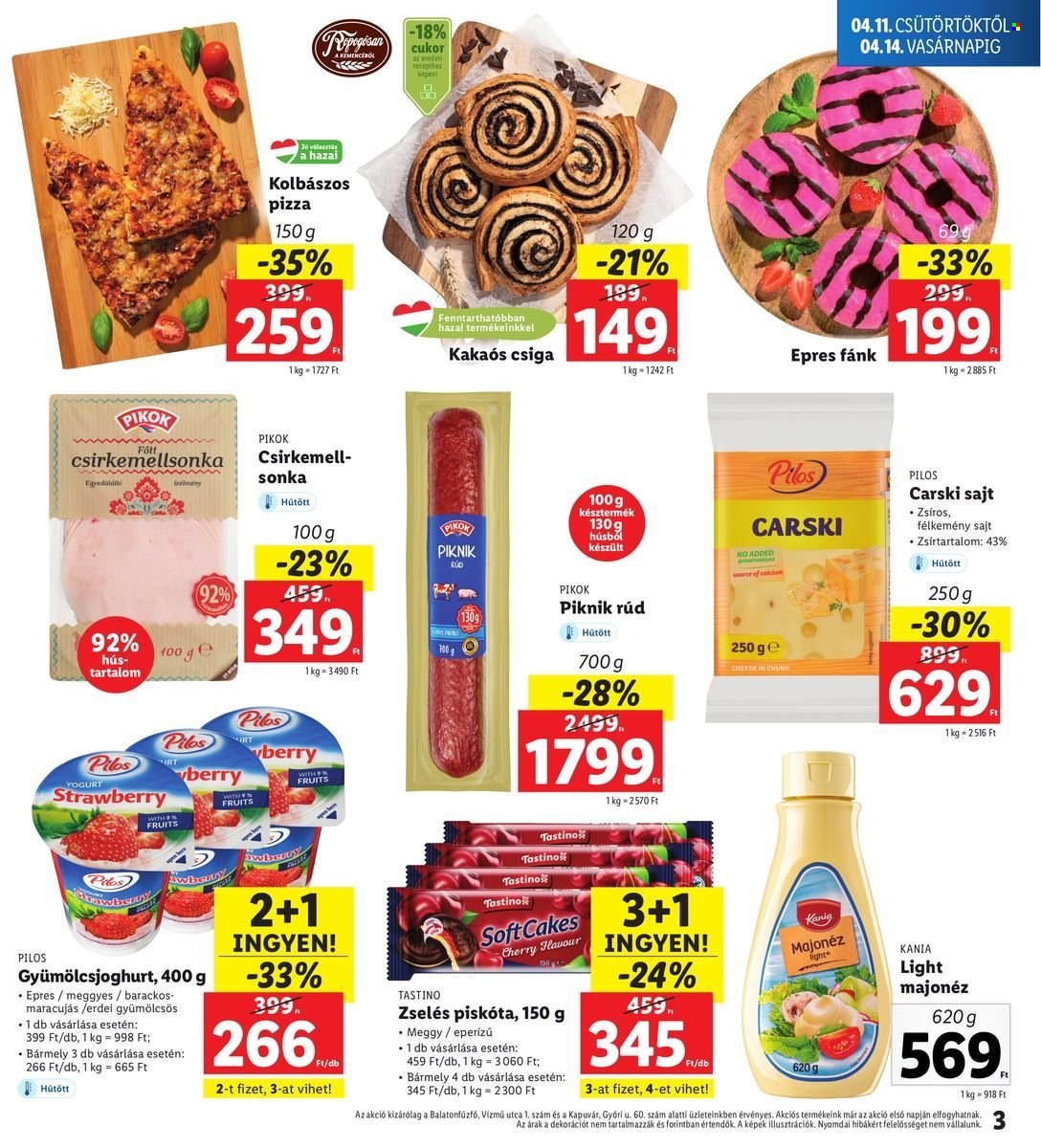 Lidl akciós újságok - 2024.04.11 - 2024.04.14. Oldal 3