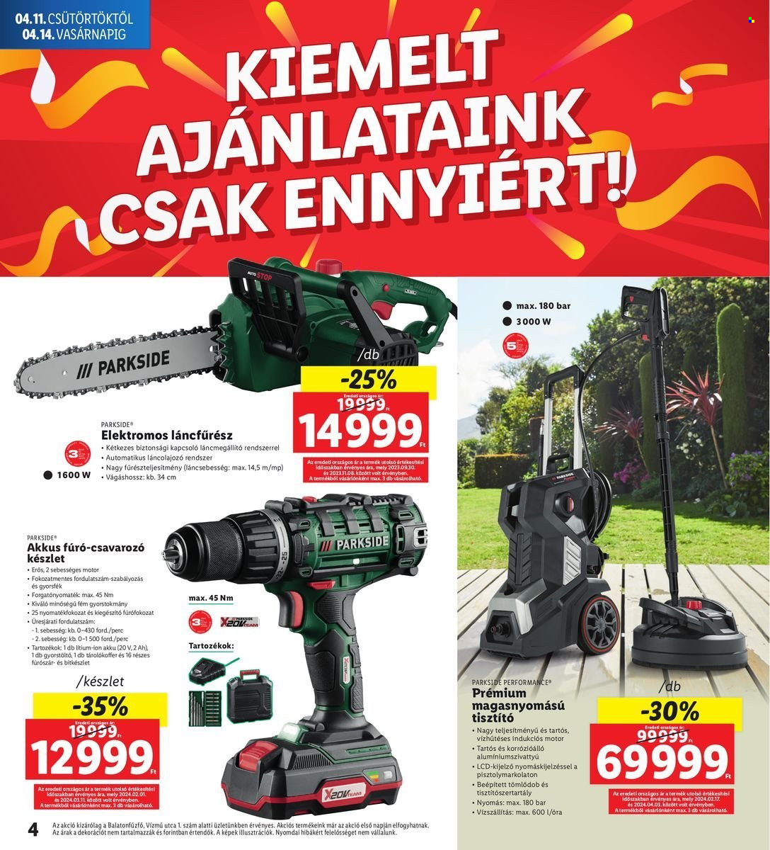 Lidl akciós újságok - 2024.04.11 - 2024.04.14. Oldal 4