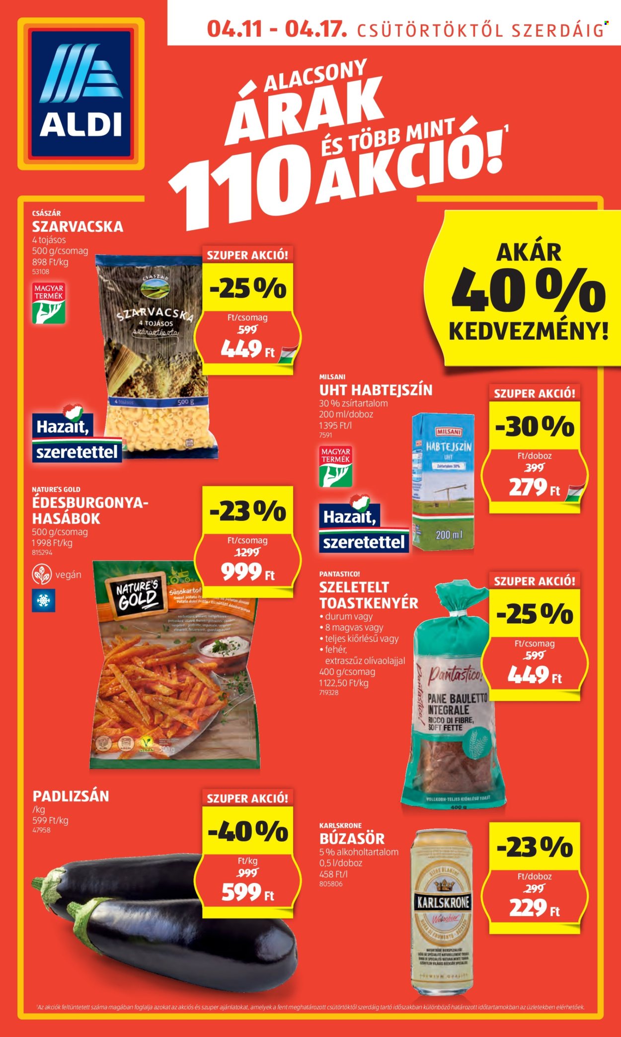Aldi akciós újságok - 2024.04.11 - 2024.04.17. Oldal 1