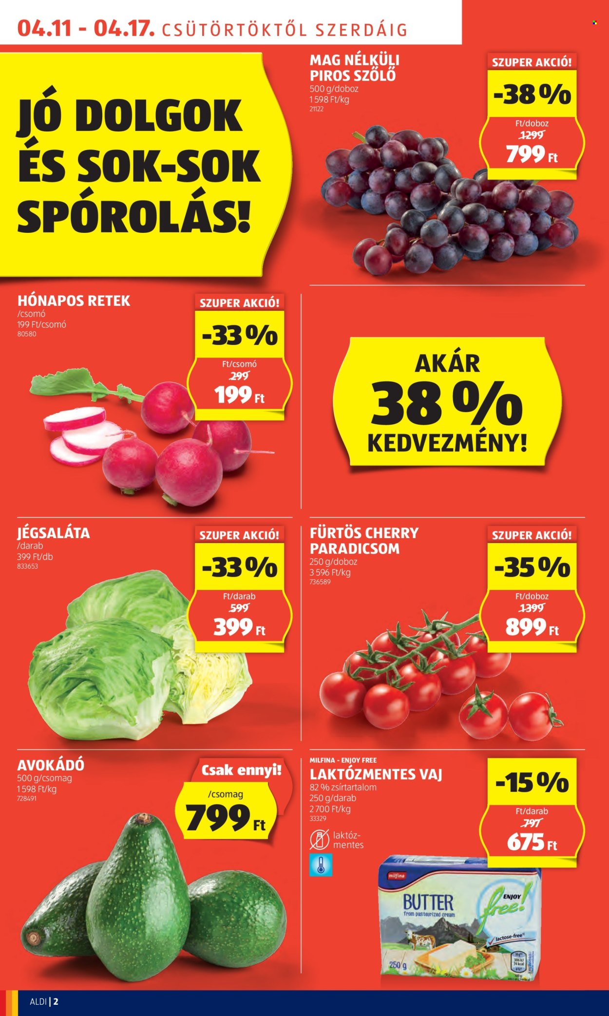 Aldi akciós újságok - 2024.04.11 - 2024.04.17. Oldal 2