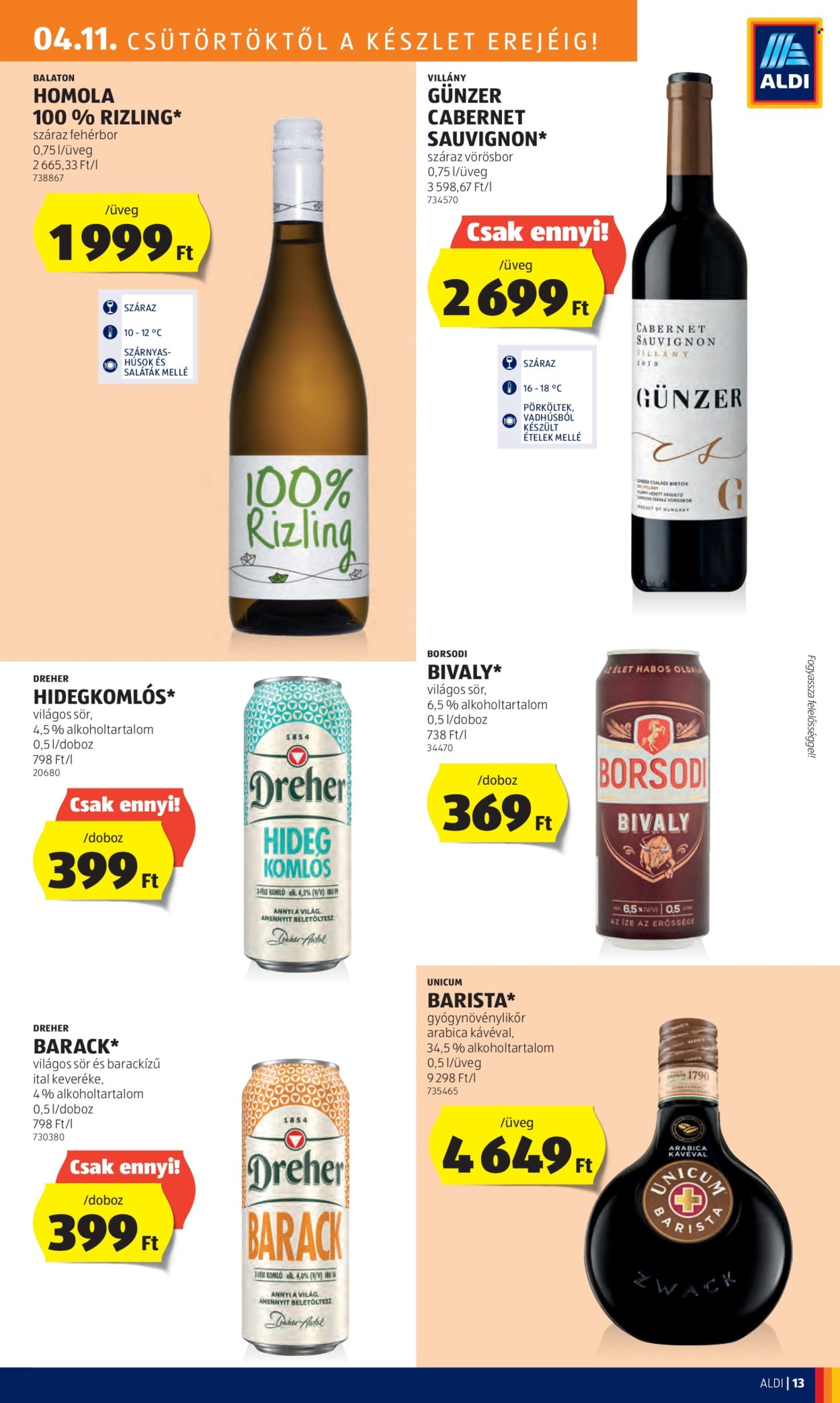 Aldi akciós újságok - 2024.04.11 - 2024.04.17. Oldal 15