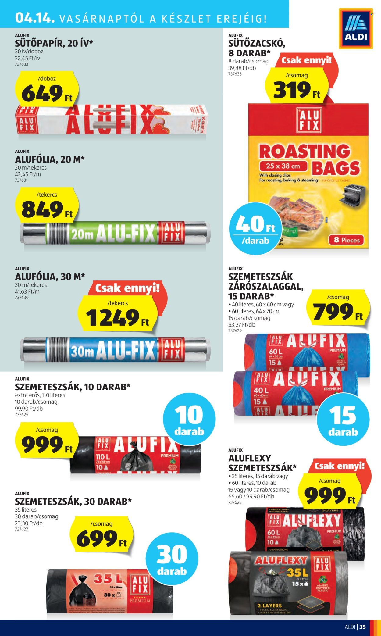 Aldi akciós újságok - 2024.04.11 - 2024.04.17. Oldal 39