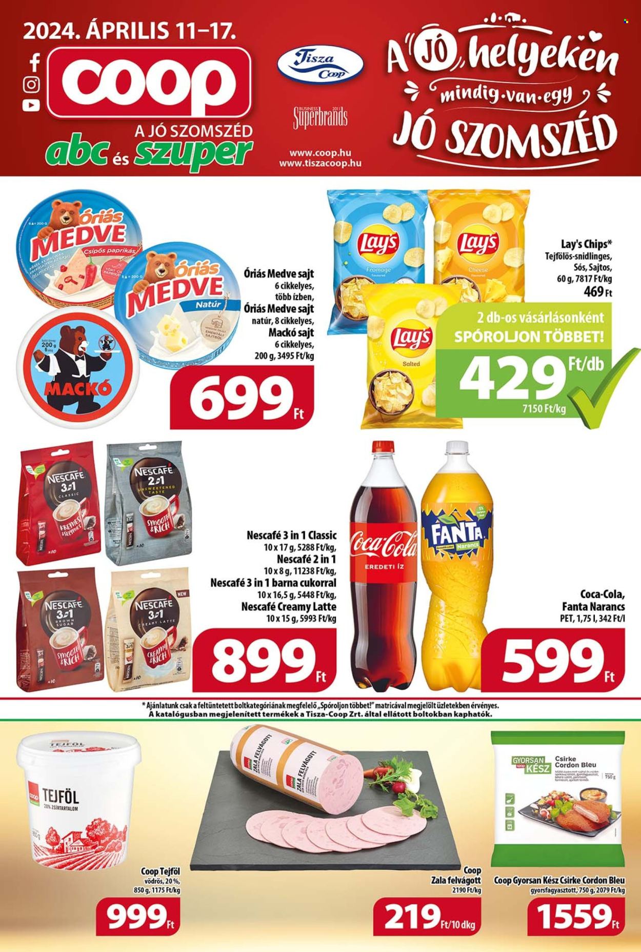 Coop akciós újságok - 2024.04.11 - 2024.04.17. Oldal 1