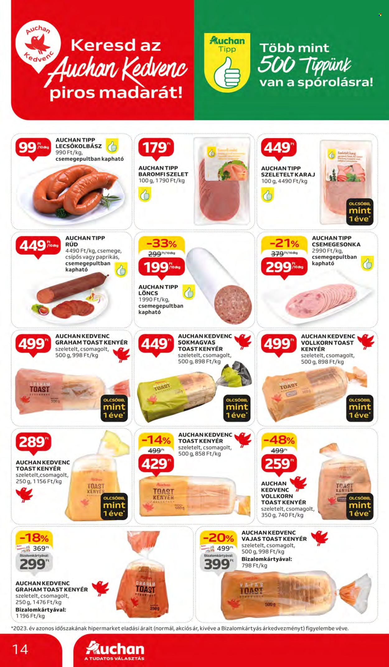 Auchan akciós újságok - 2024.04.11 - 2024.04.17. Oldal 14