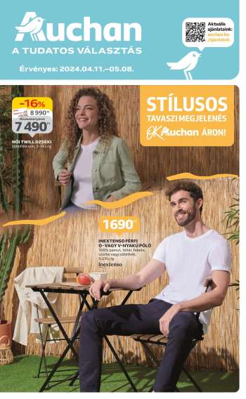 Újság Auchan - 2024.04.11 - 2024.05.08.