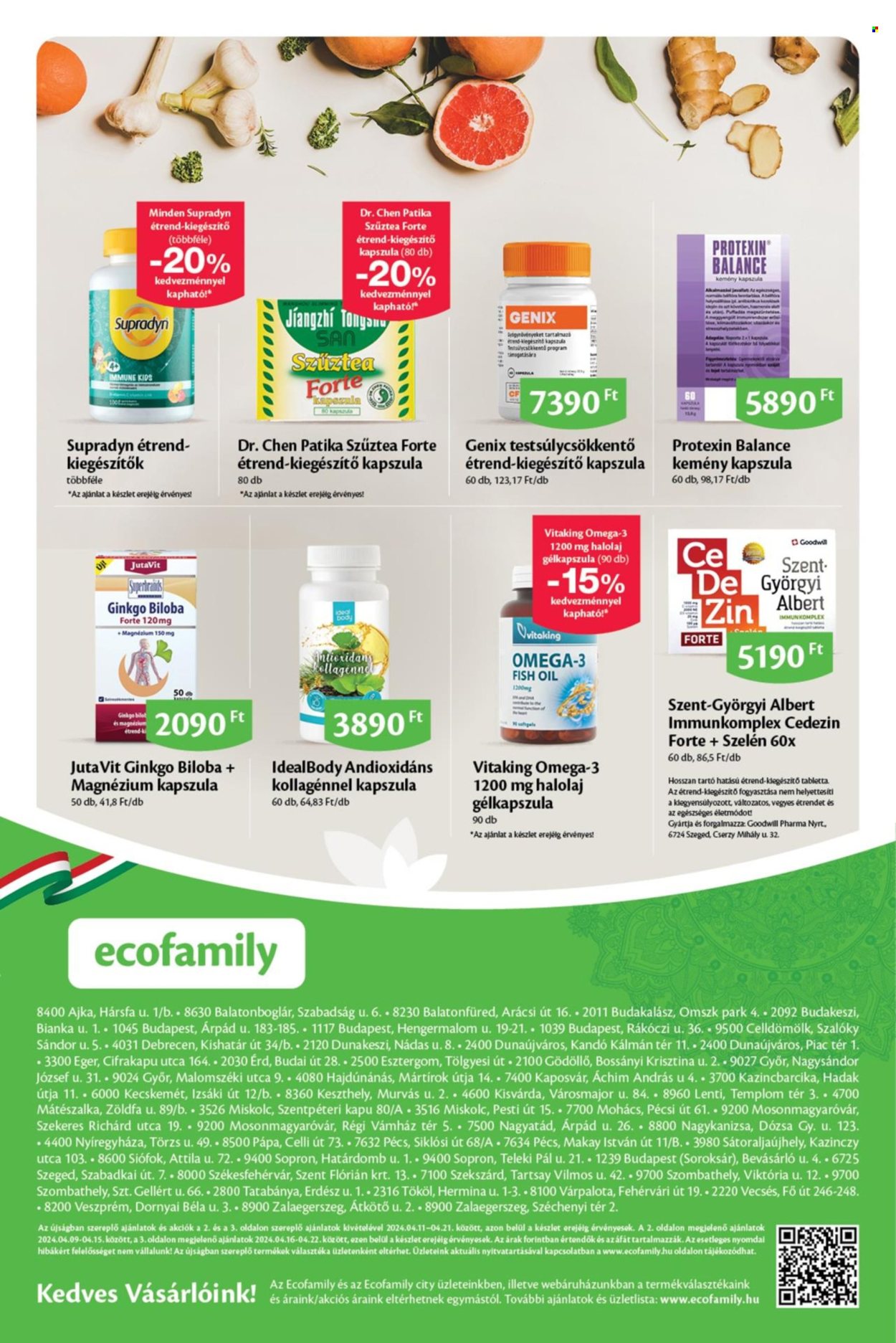 EcoFamily akciós újságok - 2024.04.11 - 2024.04.21. Oldal 16