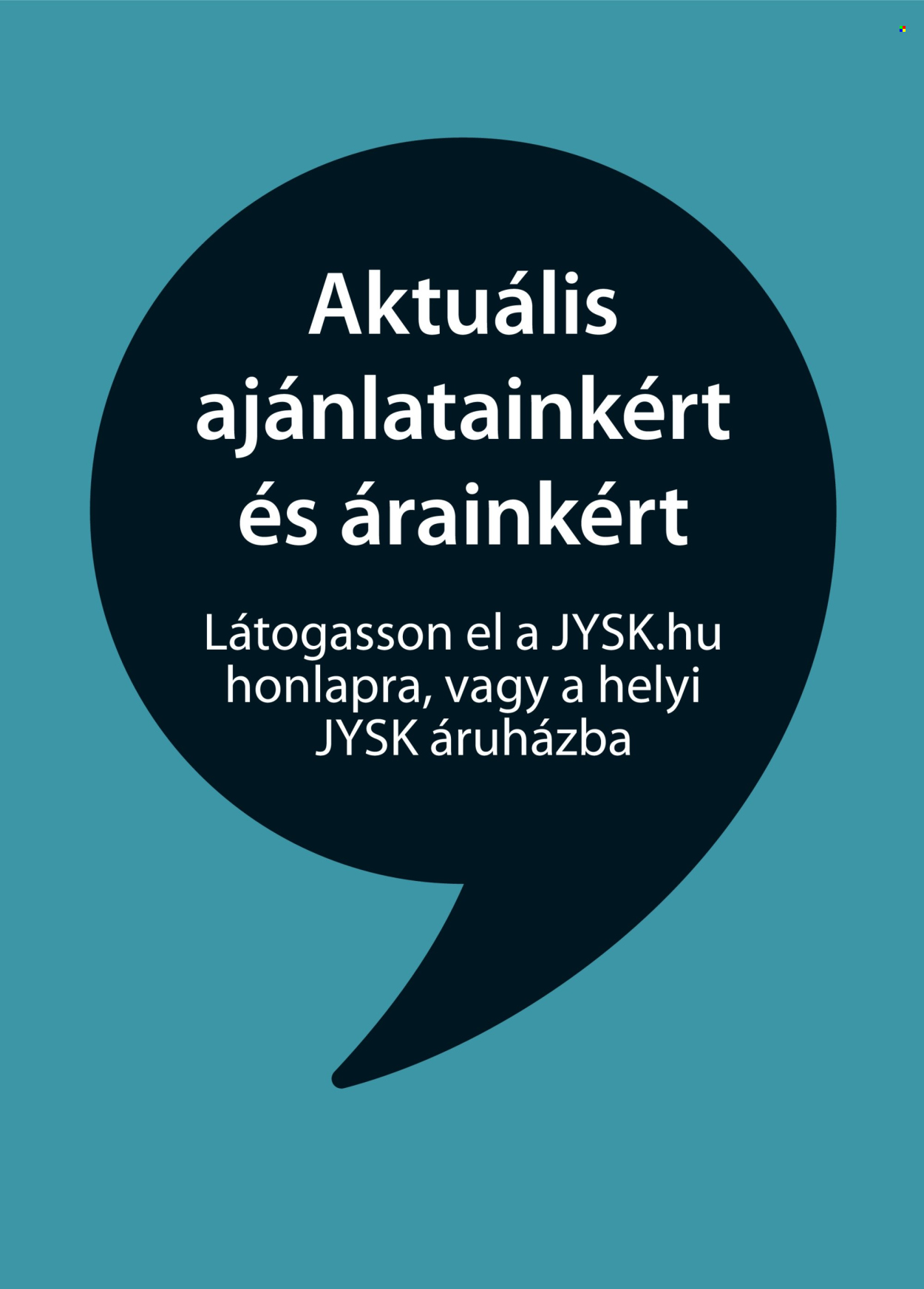 JYSK akciós újságok. Oldal 1