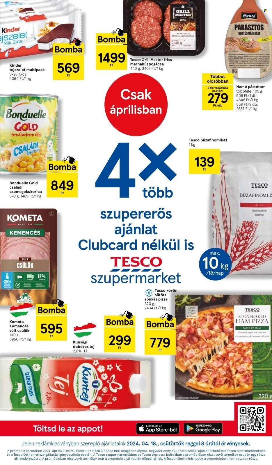 TESCO akciós újságok - 2024.04.18 - 2024.04.24. Oldal 1