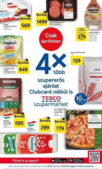 Újság TESCO - 2024.04.18 - 2024.04.24.