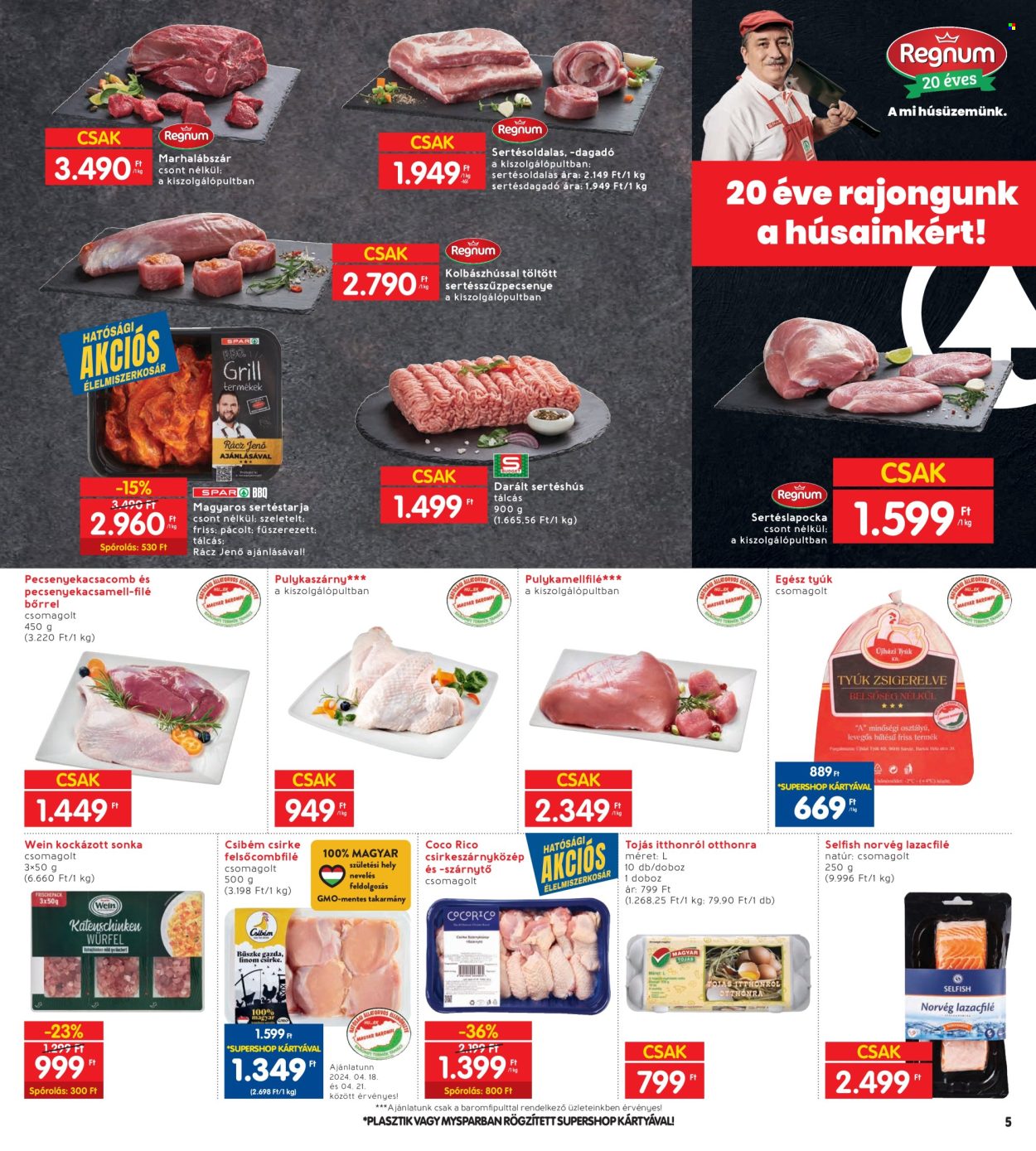 INTERSPAR akciós újságok - 2024.04.18 - 2024.04.24. Oldal 5
